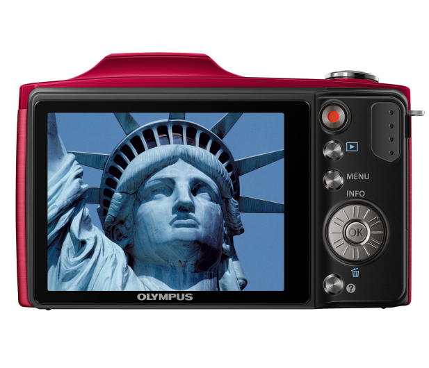 Olympus SZ-14 CZERWONY - 1395167 - zdjęcie 4